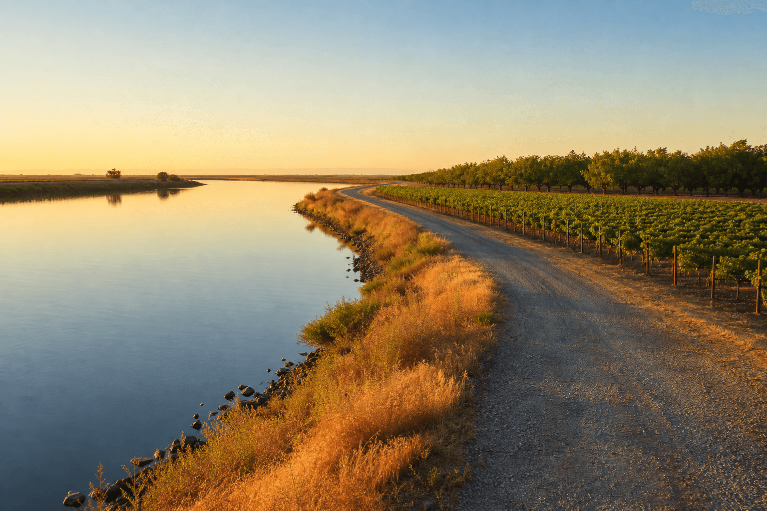 Illustrative landscape of the San Joaquin Delta